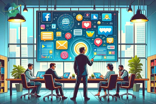 استفاده از شبکه های اجتماعی برای توسعه کسب‌وکار :